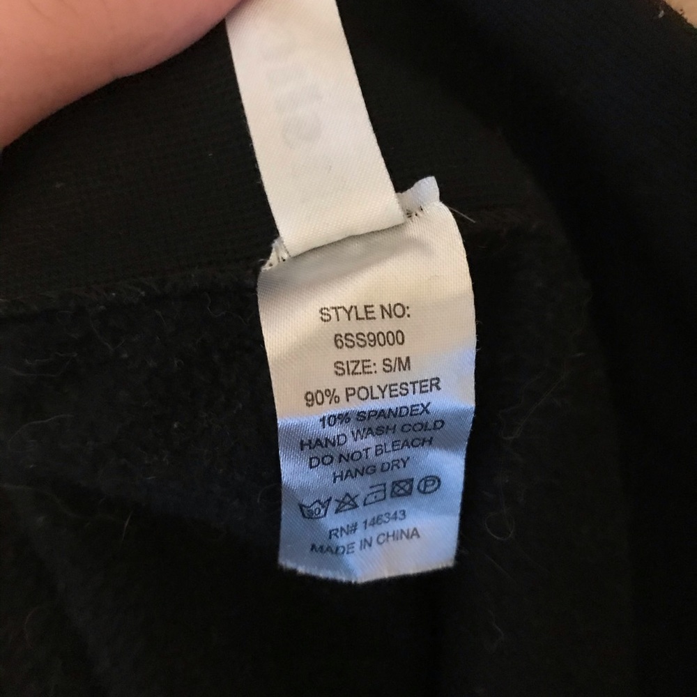 Black fleece lined leggings - Picture 2 of 3